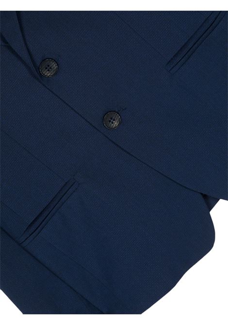 Giacca monopetto con revers a lancia DANIELE ALESSANDRINI KIDS | 1235J1243BLUE
